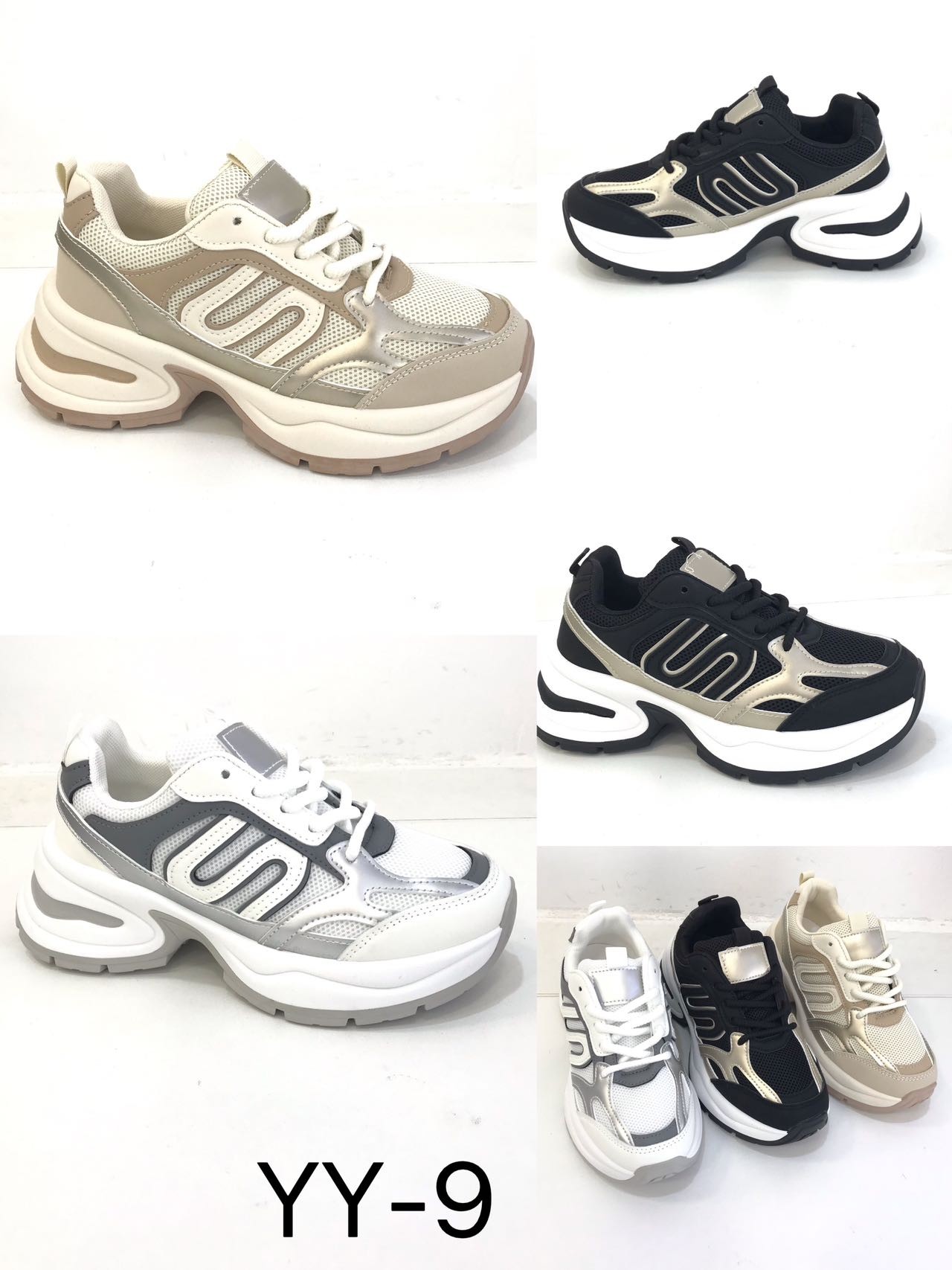 Chaussures yy 9 de la marque Super Me propose par le grossiste A.I. River GmbH. 1MODA Plate forme de Mode B2B