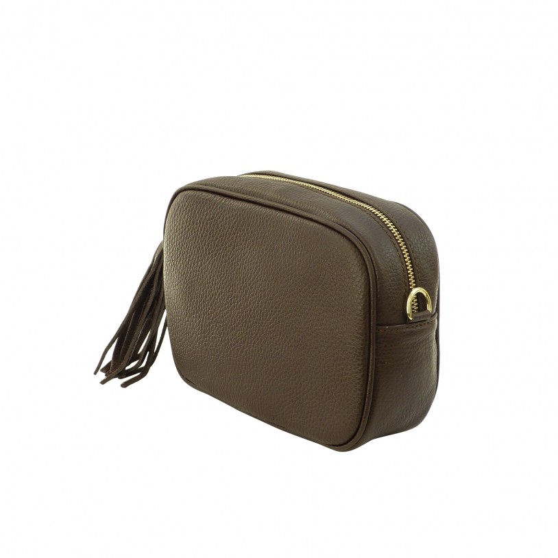 Italian Women's Shoulder Bags in Grained Cowhide SHG209