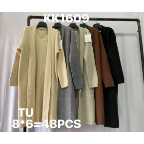 KK1609 - Women’s Long Knit Cardigan